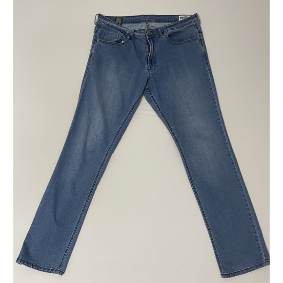 Buffalo by David Bitton Other - Buffalo David Britton Axel Jeans Mens 36x34 Slim Stretch Straight Light Wash